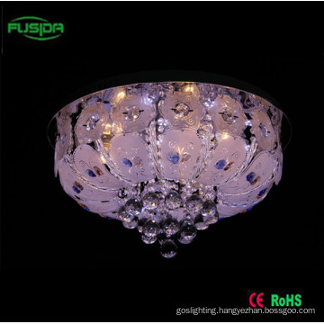 Colorful Glass LED Crystal Glass Ceiling Light